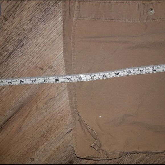 Men's Columbia Brown botton down XL Extra Large - Picture 8 of 9